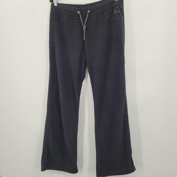 Free Country Pants - Free Country Black Fleece Lounge Pants